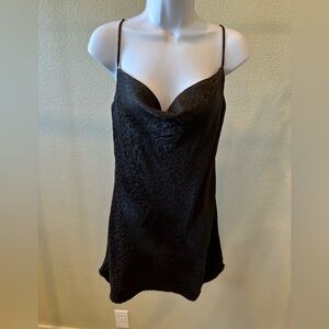 Cheetah silk mini dress